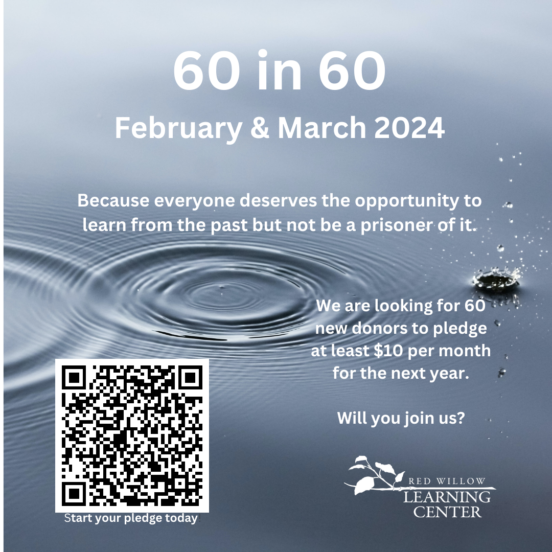 60 in 60 - February and March 2024
We're looking for 60 new donors to pledge $10 per month for the next year. Will you join us?
Click here!