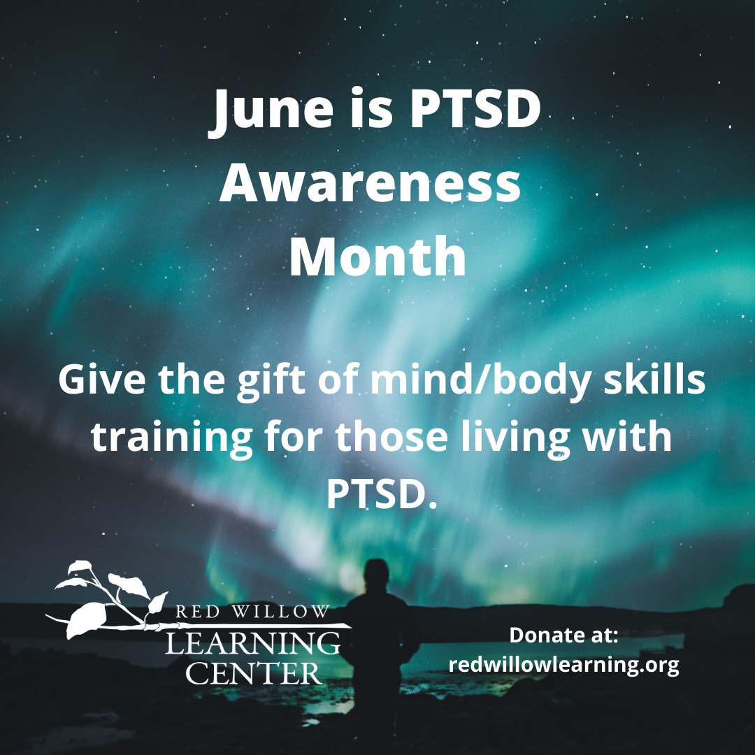 June is PTSD Awareness Month - Give the gift of mind-body skills training for those with PTSD
